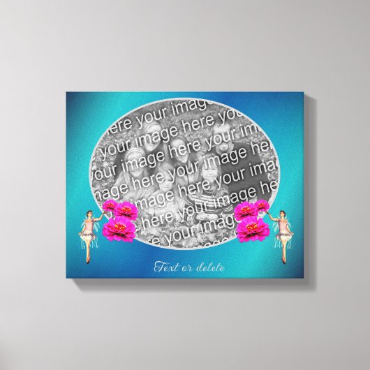 Fairy und Blume Personalisiert hinzufügen Ihr eige Leinwanddruck (Vorderseite)