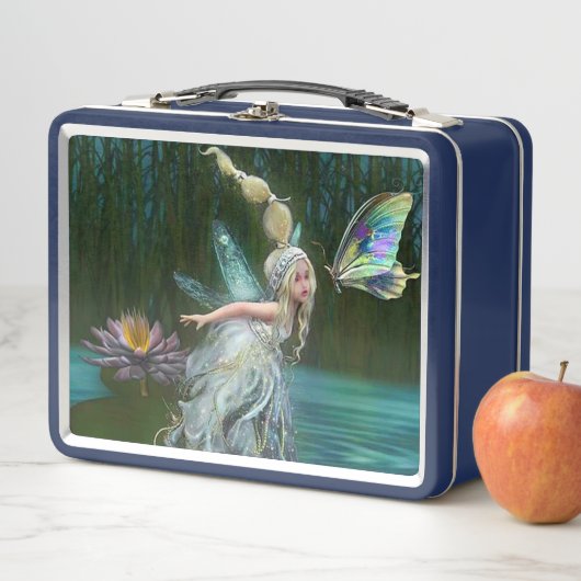 Fairy und Butterfly Metall Lunch Box (Beispiel)
