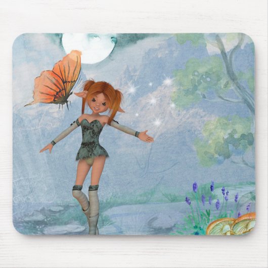 Fairy und Butterfly Mousepad (Vorne)
