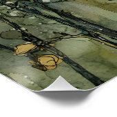 Fairy und Crescent Moon Poster (Ecke)