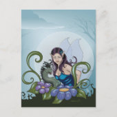 Fairy und Dragon Postkarte (Vorderseite)