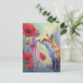 Fairy und ein Fuchs Postkarte (Stehend Vorderseite)