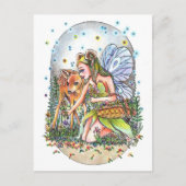 Fairy und Fawn Postkarte (Vorderseite)