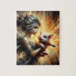 Fairy und ihr Piglet Puzzle