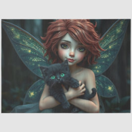 Fairy und ihre Katze, Seidenpapier