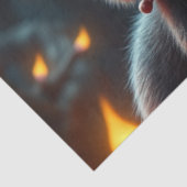 Fairy und ihre Katze Seidenpapier (Ausschnitt)