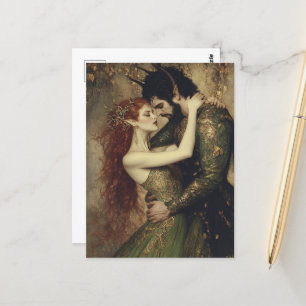 Fairy und Pan Postkarte