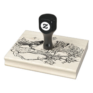 Fairy und Raven Gummistempel