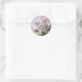 Fairy und Tulips Round Stickers (Tasche)