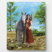 Fairy und Unicorn Fotoplatte (Vorderseite)