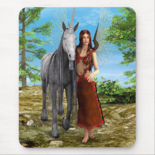Fairy und Unicorn Mousepad
