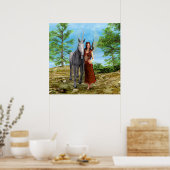Fairy und Unicorn Poster (Küche)