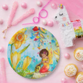 Fairy und Yellow Ladybug Birthday Party Teller (Party)