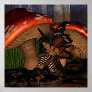 Fairy Under Pilrooms, Waldlandzucht Poster