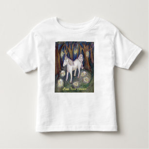 Fairy Unicorn Forest Fantasy Art Custom T - Shirt
