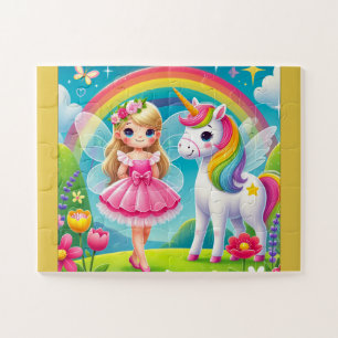 "FAIRY & UNICORN" JIGSAW PUZZLE