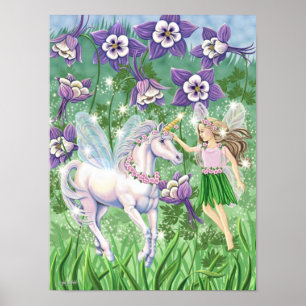 Fairy Unicorn Miniposter Poster