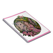 Fairy unicorn Spiralheft Notizblock (Rechte Seite)