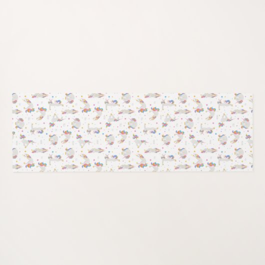 Fairy Unicorn Yoga matt Yogamatte (Rückseite (Horizontal))