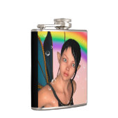 Fairy unter Rainbow Flachmann (Rechts)