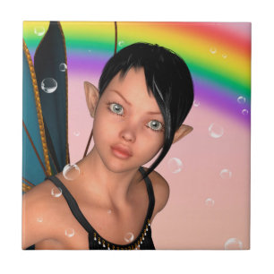 Fairy unter Rainbow Fliese