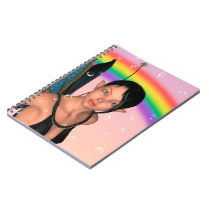 Fairy unter Rainbow Notizblock