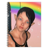 Fairy unter Rainbow Notizblock (Vorderseite)