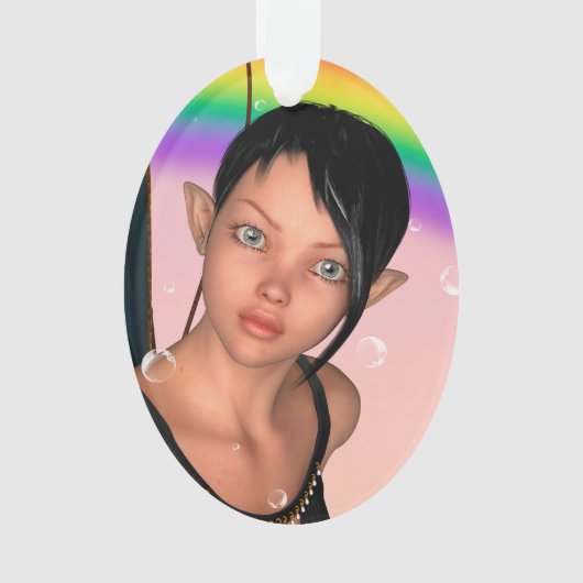 Fairy unter Rainbow Ornament (Vorderseite)