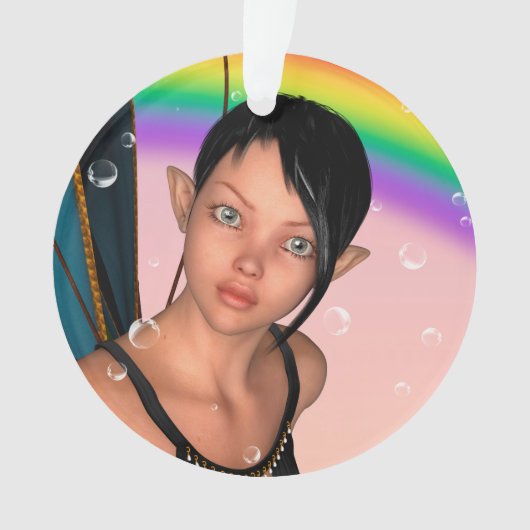 Fairy unter Rainbow Ornament (Vorderseite)