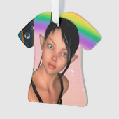 Fairy unter Rainbow Ornament (Vorderseite)