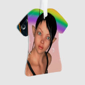 Fairy unter Rainbow Ornament (Vorderseite)