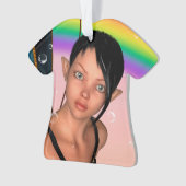 Fairy unter Rainbow Ornament (Vorderseite)