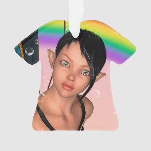 Fairy unter Rainbow Ornament