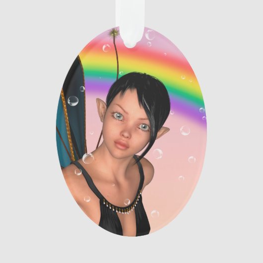 Fairy unter Rainbow Ornament (Vorderseite)