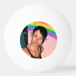 Fairy unter Rainbow Tischtennisball