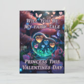 Fairy Valentinstag Einladung (Stehend Vorderseite)