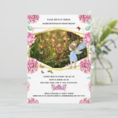 Fairy verzauberte Schmetterlingsmädchen aus Kaming Einladung (Stehend Vorderseite)