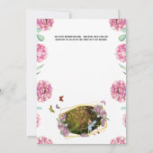 Fairy verzauberte Schmetterlingsmädchen aus Kaming Einladung (Rückseite)