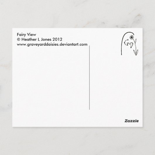 Fairy View Postkarte (Rückseite)