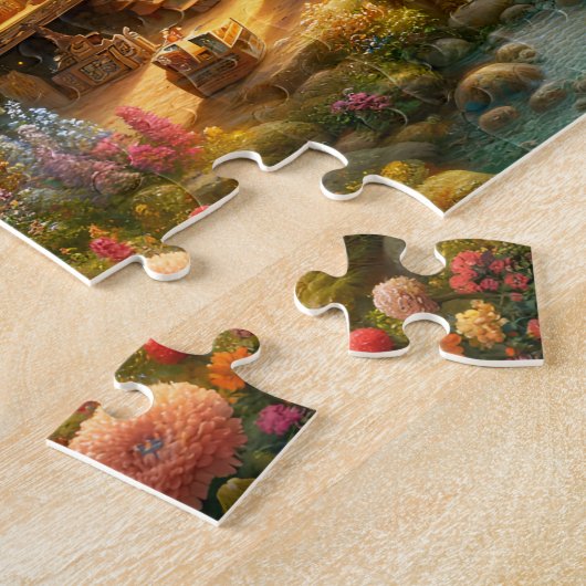 Fairy Village Magical Fairy Homes Waterfall Puzzle (Seite)