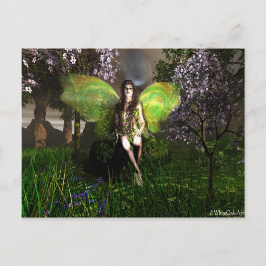 Fairy Vineglitter Postkarte (Vorderseite)