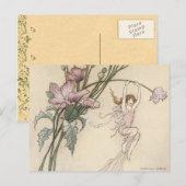 Fairy voll von Joy Postcard Postkarte (Vorne/Hinten)