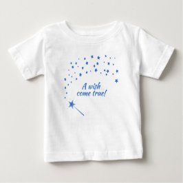 Fairy Wand & Stars, ein Wunsch wird wahr Baby T-shirt