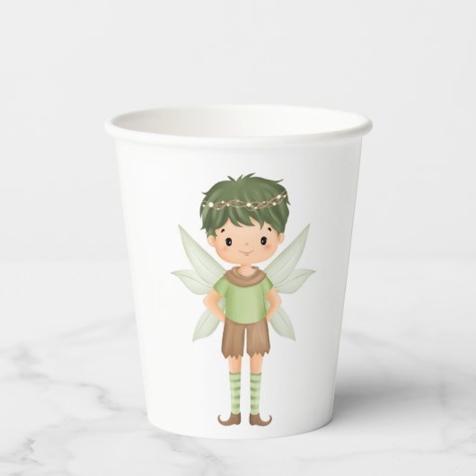 Fairy Wearing Green Pappbecher (Rückseite)