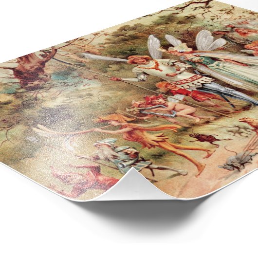 Fairy Wedding Fotodruck (Ecke)