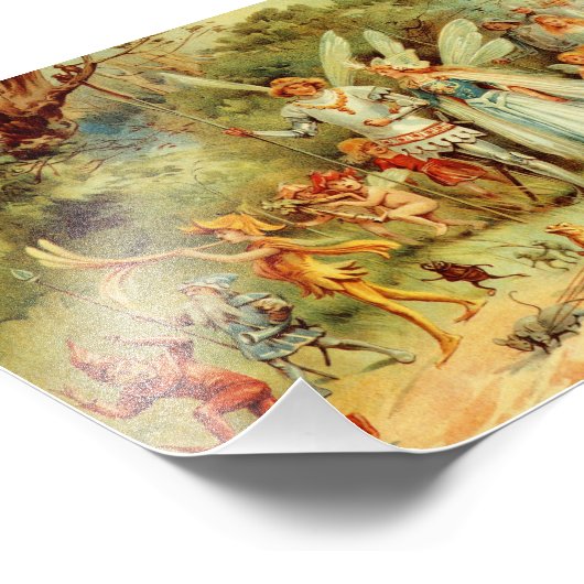 Fairy Wedding Fotodruck (Ecke)