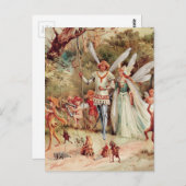 Fairy Wedding Postkarte (Vorne/Hinten)