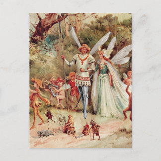 Fairy Wedding Postkarte