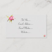 Fairy Wedding Visitenkarte (Rückseite)