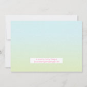 Fairy Whimsical Fantasy Geburtstagsparty Einladung (Rückseite)